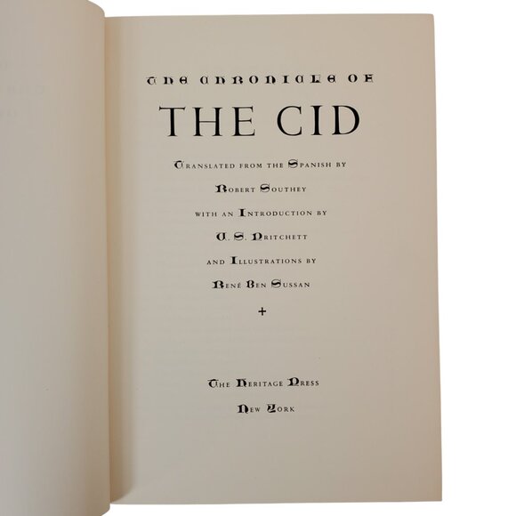 "The Chronicle of the Cid" Hard Cover in Slipcase 1958 by Robert Southey. - Picture 4 of 10